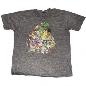 Nickelodeon XXL Men Graphic T-Shirt with Cartoon Characters